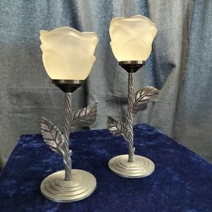 Crystal Rose votives retro